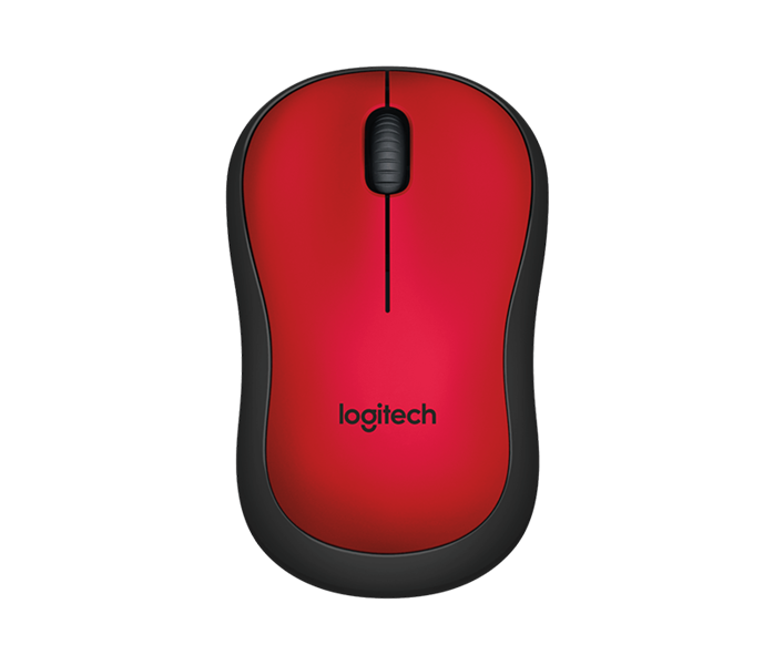 Logitech M221 Silent Mouse Wireless (Red) (910-004884)